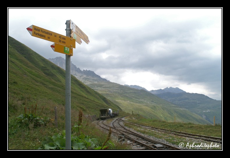 35 Arrivée à la station de la Furka a 2163m
